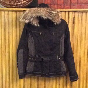 NILS Real Fur Hood Ski Jacket.